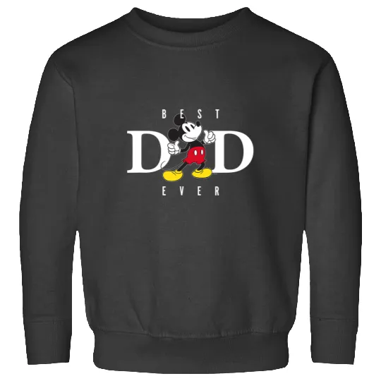 Disney Mickey Mouse Thumbs Up Best Dad Ever Father’s Day Sweatshirts