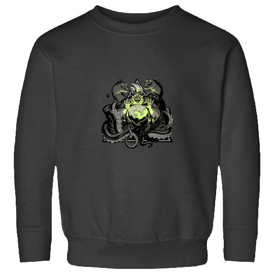 Disney Villains Ursula Crystal Ball Comic Style Sweatshirts