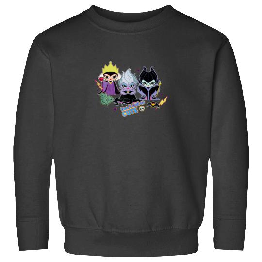 Disney Villains Chibi Dont Call Us Cute Sweatshirts