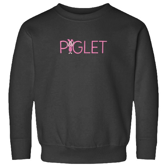 Disney Winnie the Pooh Piglet Classic Lettering Sweatshirts