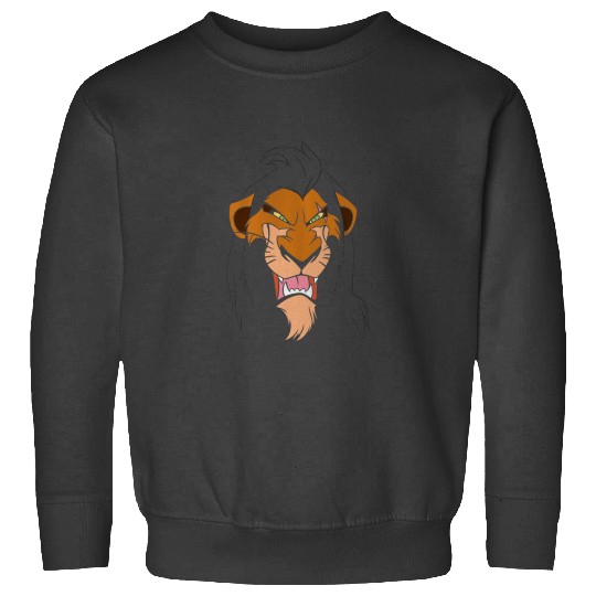 Disney Villains Scar Big Face Sweatshirts