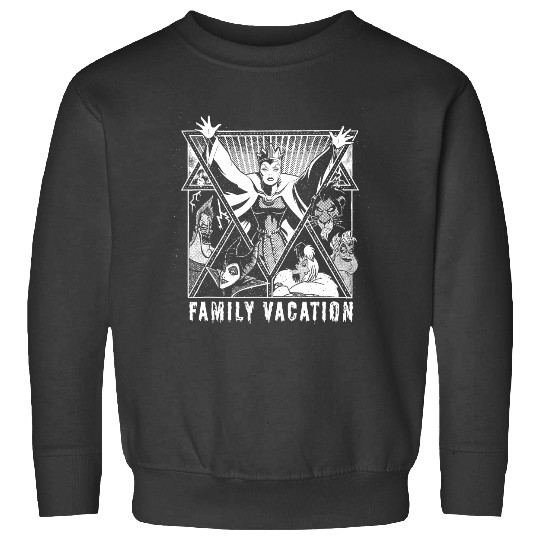 Disney Villains Graphic Print Group Family Vacation Trip Sweatshirts