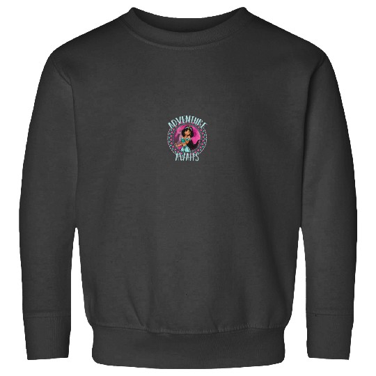Disney Aladdin Jasmine Adventure Awaits Circle Sweatshirts