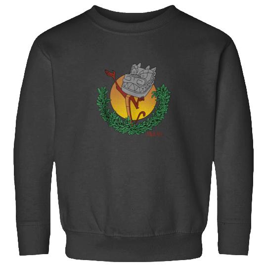 Disney Mulan Mushu Stone Dragon Head Portrait Sweatshirts