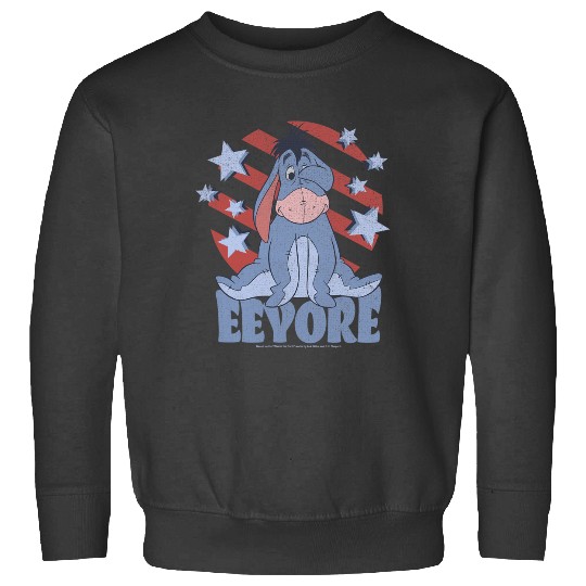 Disney Winnie the Pooh Americana Eeyore Stars & Stripes Sweatshirts