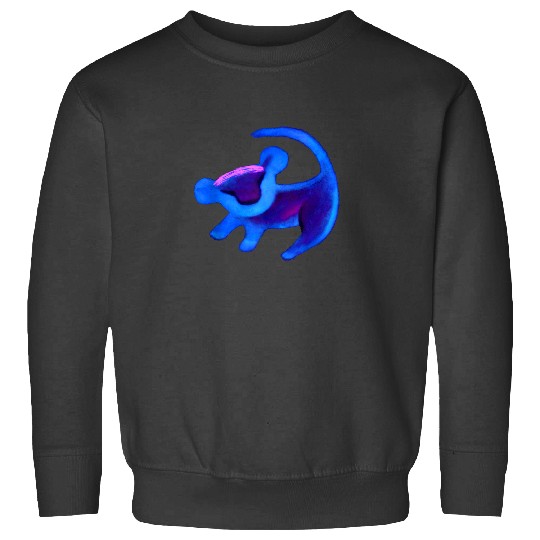 Disney The Lion King Simba Cave Painting Blue Hue Sweatshirts