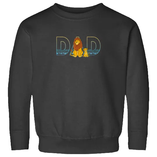 Disney The Lion King Simba and Mufasa Dad Sweatshirts