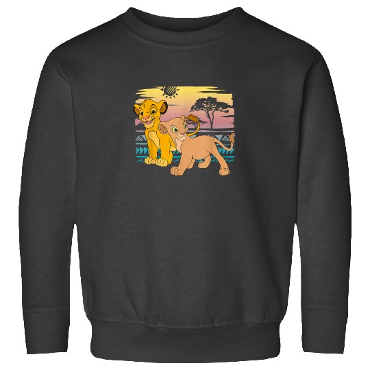 Disney The Lion King Young Simba Nala 90s Sweatshirts