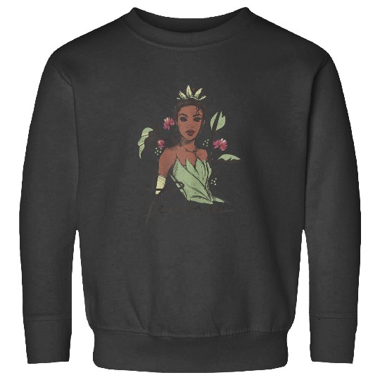 Disney The Princess And The Frog Princess Tiana Retro Sketch Sweatshirts