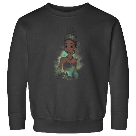 Disney The Princess And The Frog Tiana Watercolor Sweatshirts