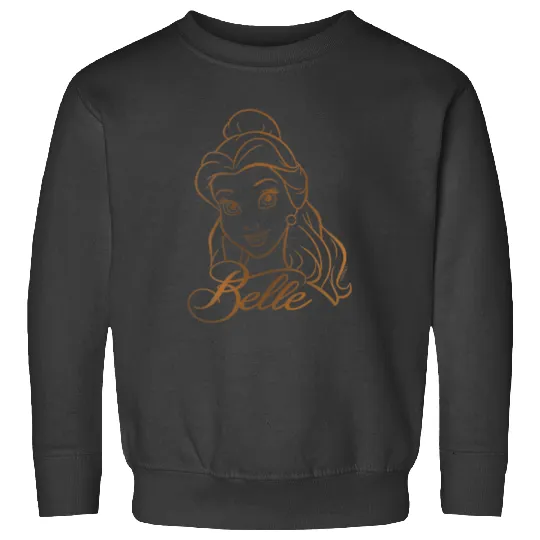 Disney Princess Celebration Minimalist Belle Coner Art Sweatshirts