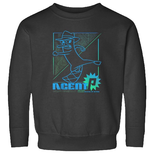 Disneyss Phineas And Ferb Mammal Of Action Line Art Sweatshirts