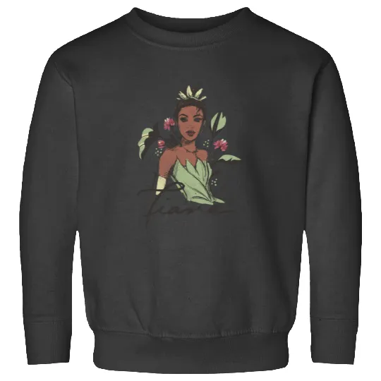 Disney The Princess And The Frog Princess Tiana Retro Sketch Sweatshirts
