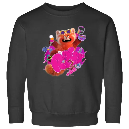 Disneyss And Pixars Turning Red Rpg Cute Panda Sweatshirts