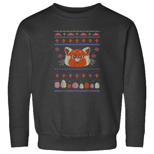 Disneyss And Pixars Turning Red Panda Ugly Christmas Sweater Sweatshirts