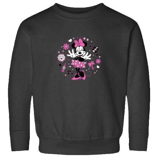 Disney Minnie Mouse Retro Vinyl Summer Sweatshirts
