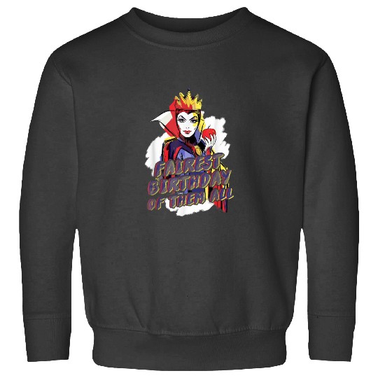 Disney Villains Evil Queen Fairest Birthday Of Th Sweatshirts