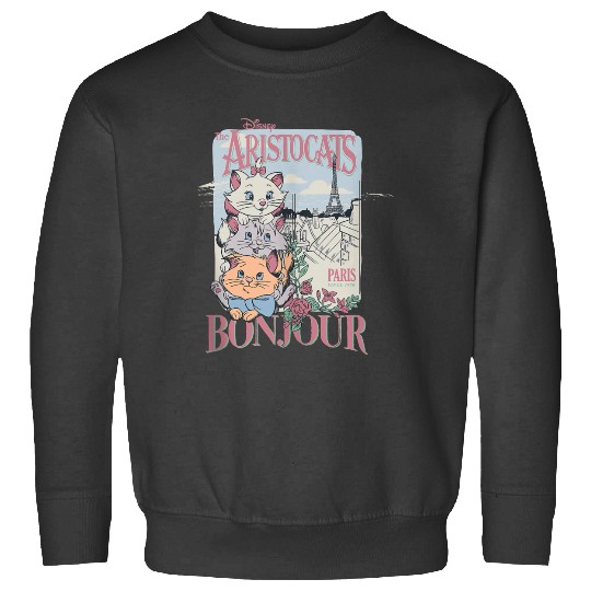 Disney The Aristocats Bonjour Paris Since 1979 Ad Sweatshirts