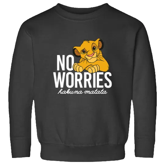 Disney Lion King No Worries Simba Sweatshirts