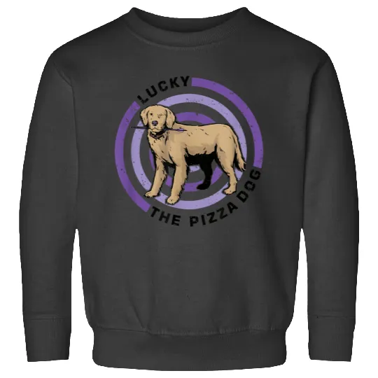 Marvels Hawkeye Disneyss Plus Lucky The Pizza Dog Targets Sweatshirts