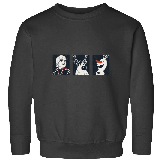 disney frozens 2 Kristoff Sven and Olaf Sweatshirts