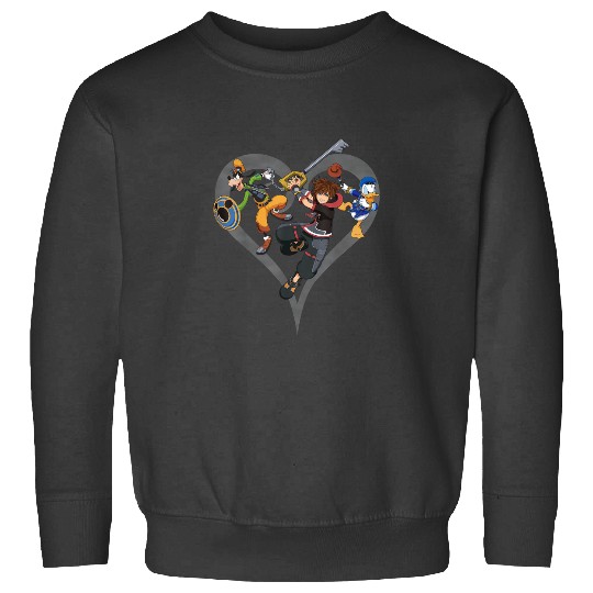 Disney Kingdom Hearts Sora Donald Goofy Action P Sweatshirts