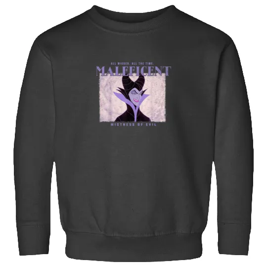 Disney Maleficent All Wicked All The Time Poster Sweatshirts
