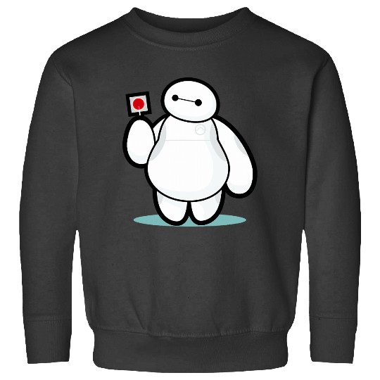 Disney Big Hero 6 Baymax With Lollipop Cute Shot Sweatshirts