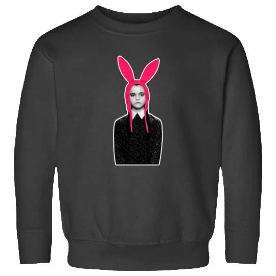 Wednesdays Addams Bobs Burgers Addams Family Mashup Sweatshirts