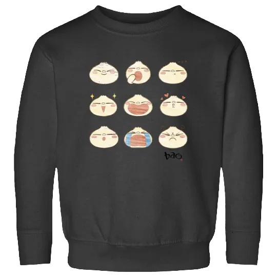 Disney Pixars Bao Nine Feelings Of Dumpling Emotion Box Up Sweatshirts