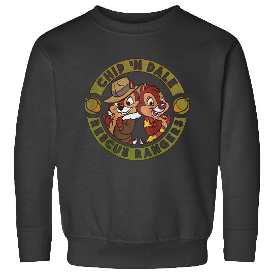 Disneyss Chip 'n Dale Rescue Rangers Logo Sweatshirts