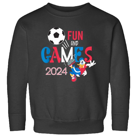 Disneyss Donald Duck Sports Football Soccer Fun Games 2024 Sweatshirts