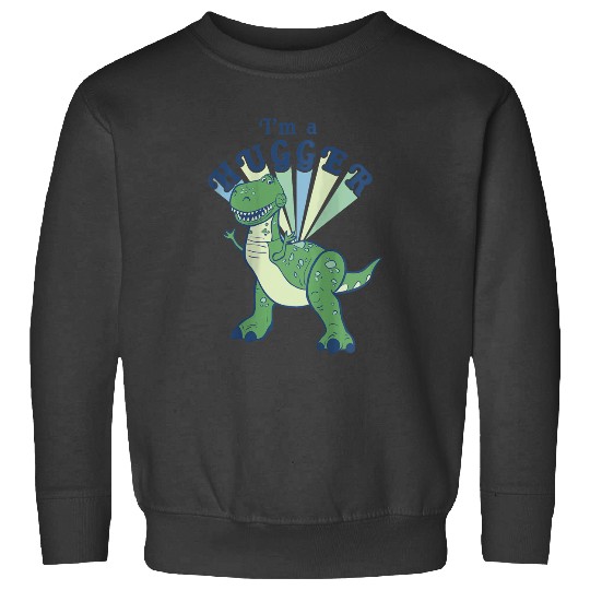 Disneyss Pixars Toy Story 4 Rex I'm A Hugger Colorful Portrait Sweatshirts
