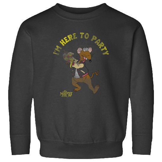 Disney The Muppets Show Im Here To Party Rizzo Retro Sweatshirts