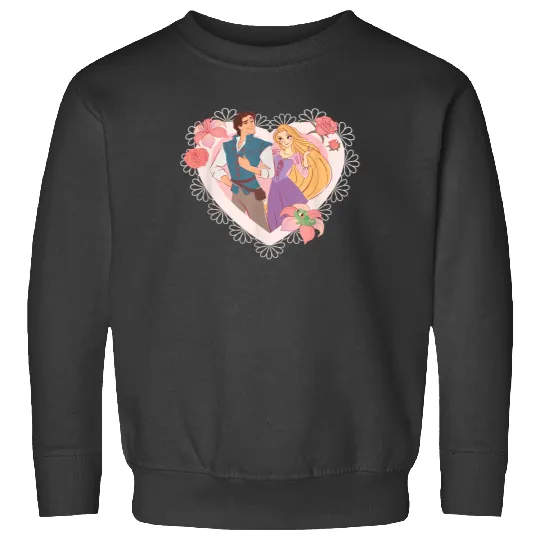 Disney Princess Rapunzel & Flynn Rider Valentine Sweatshirts