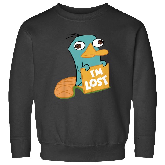 Disney Phineas And Ferb I'm Lost Perry The Platypus Shot Sweatshirts