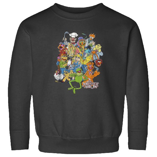 Disney The Muppets Main Characters Distressed Gr Sweatshirts