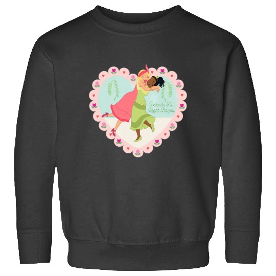Disney Princess Frog Tiana Charlotte Friends Do Rights Bayou Sweatshirts