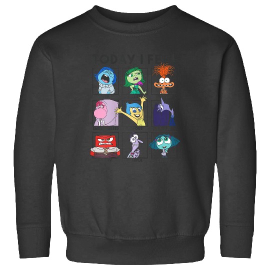 Disneyss Pixars Inside Out 2 Today I Feel Emotions Panels Sweatshirts