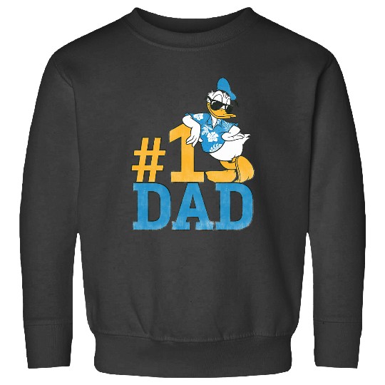Disney Donald Duck Number One Dad Sunglasses Fathers Day Sweatshirts