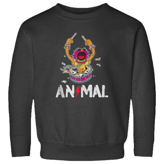 Disneyss The Muppets Animal Rock And Roll Drums Graffiti Logo Sweatshirts