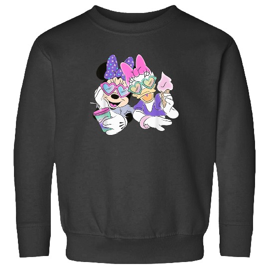 Disney - Minnie Mouse and Daisy T-Shirt, Blue, Small Sweatshirts