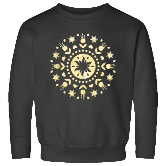 Disneyss Tangled Rapunzel Sun Mandala Sweatshirts