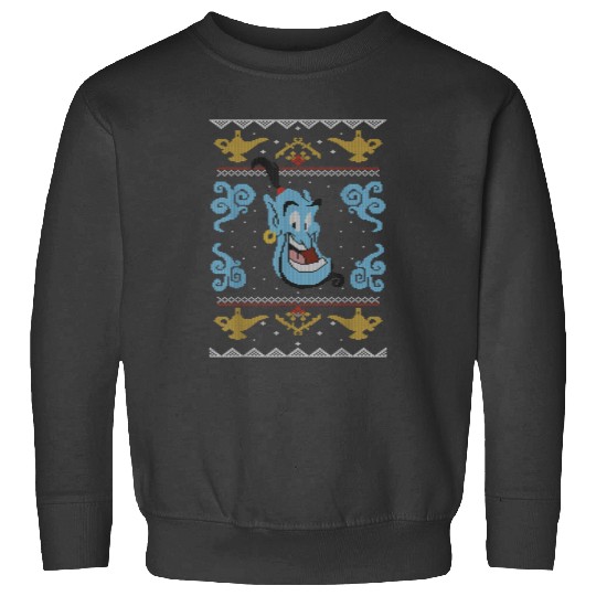 Disney Aladdin Genie Ugly Christmas Sweater Design Sweatshirts