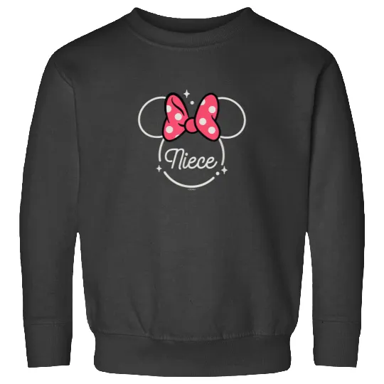 Disney Minnie Mouse Niece Head Icon Magic Family Sweatshirts