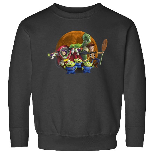 Disneyss Pixars Toy Story Halloween Moon Group Sweatshirts