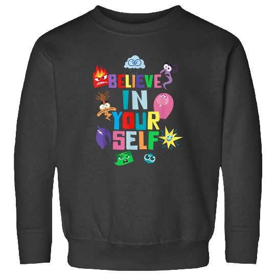 Disneyss Pixars Inside Out 2 Believe In Yourself Emotions Icons Sweatshirts