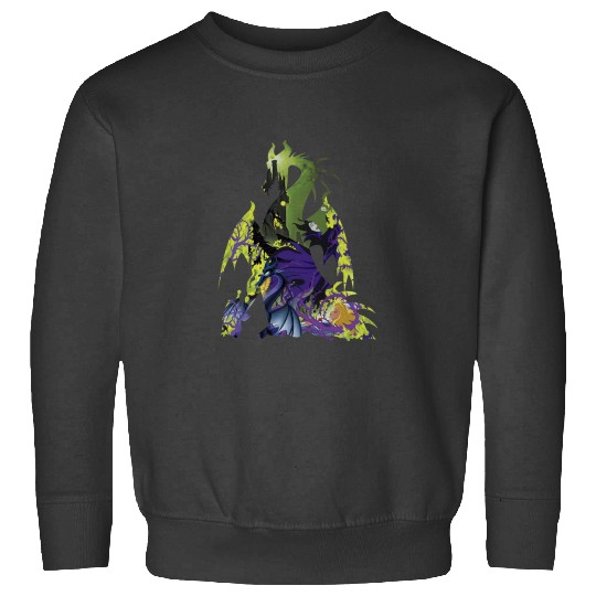 Disney Sleeping Beauty Maleficent Dragon Silhoue Sweatshirts