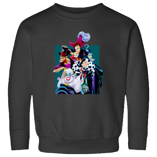 Disney Villains Character Group Sweatshirts