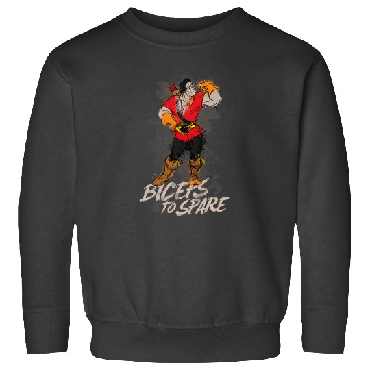 Disney Beauty and the Beast Gaston Biceps to Spare Sweatshirts